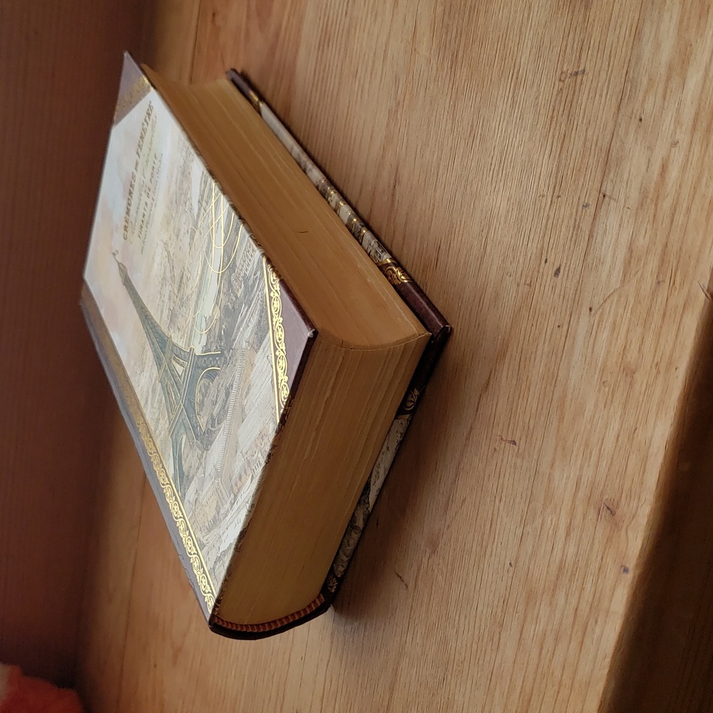Elegant Gold and Cream Coffee Table Book with Hidden Compartment - Picture 4 of 13